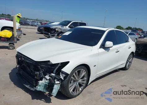 2018 Infiniti Q50 3.0T Sport z USA, uszkodzony, nr VIN JN1EV7AP0JM359261
